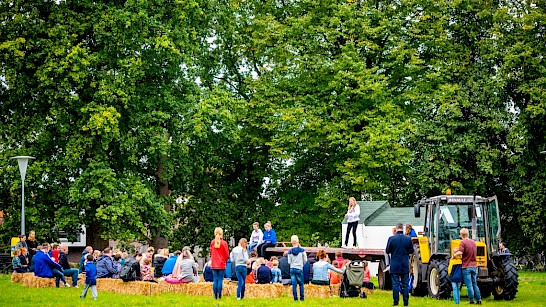 Ik toon op de stoep in Zwolle