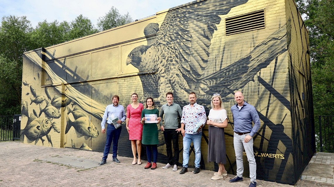 gouden kunstwerken Silo Art