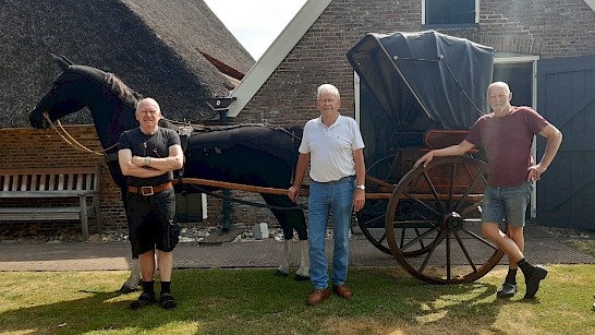 Gerestaureerde tilbury in Hellendoorn