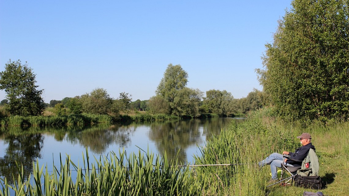 Magische visplek aan de Berkel in de Achterhoek